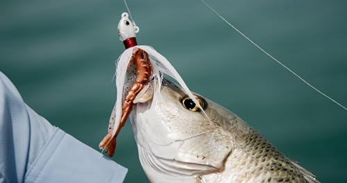Gulp! Saltwater Shrimp Soft Bait - Sugar and Spice Glow 4in