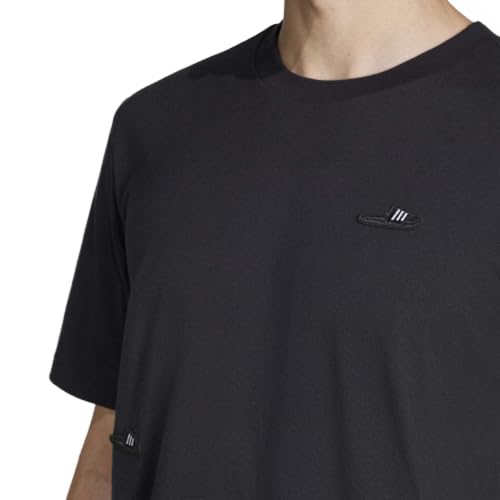Men's Adidas Lounge Graphic T-Shirt XL Black - Casual Loungewear