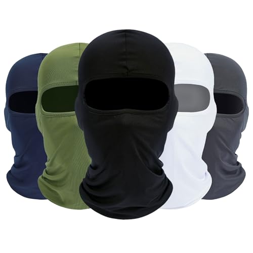 Neck Gaiter Cooling Mask - 5 Pack UV Protection for Outdoor Use