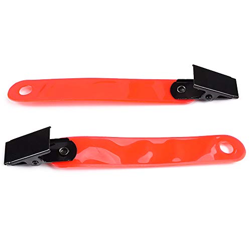 Reflective Trail Markers for Hunting - 12 Pack Orange Clips
