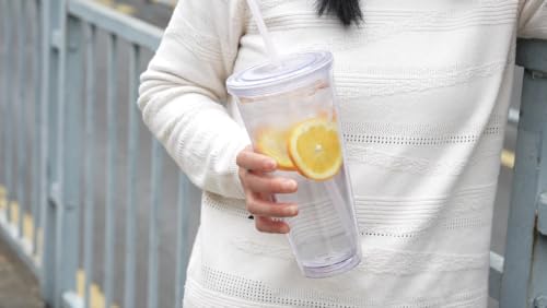 Replacement Clear Lid for 32 oz Double Wall Tumbler - 2 Pack