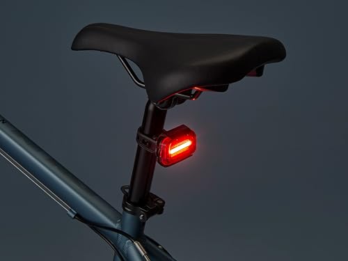 Schwinn 400 Lumen USB Headlight + Taillight 3 Modes, Side-Lens Beam – Black/Grey