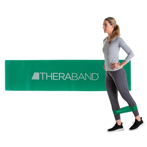 Resistance Band Loop - Heavy Green 12 Inch for Exercise & Therapy