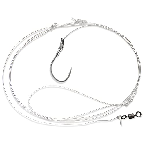 Blackfish Tautog Hook Rig - 3/0 BKK Hook, 60lb Mono - 1 Pack