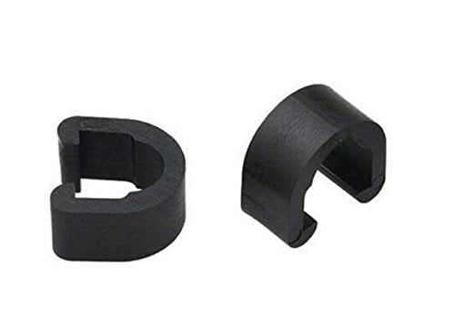 Cable Clamps for MTB & Road Bicycles - 10 Pack C-Clips