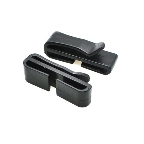 30 Pack Plastic Webbing Ending Clips - 1 Inch Clip Fasteners