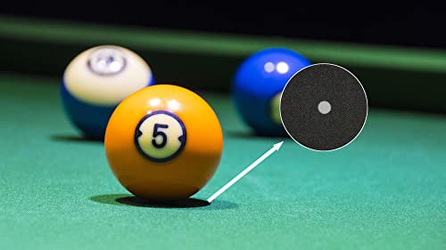 Pool Table Marker Dots - 35mm Billiard Spot Stickers - 1 Sheet of 35 Pieces