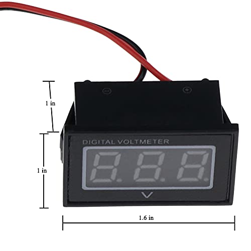 48V Digital Battery Meter Gauge for Golf Carts - Easy Install