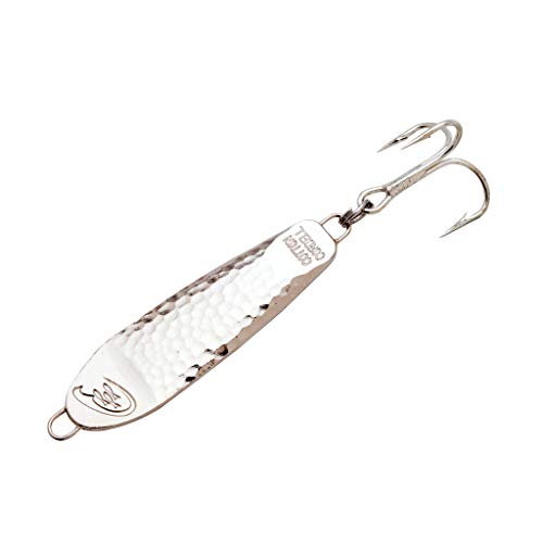 Flutter Spoon Fishing Lure - Chrome, 3-inch, 0.75 oz