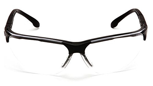 Rendezvous Safety Glasses - Clear Anti-Fog Lens with Black Frame
