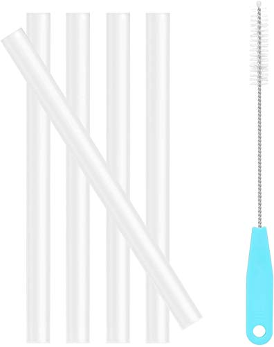 Replacement Straws for CamelBak Eddy Kids 12oz Water Bottle - 5 BPA-Free Straws & Cleaning Brush