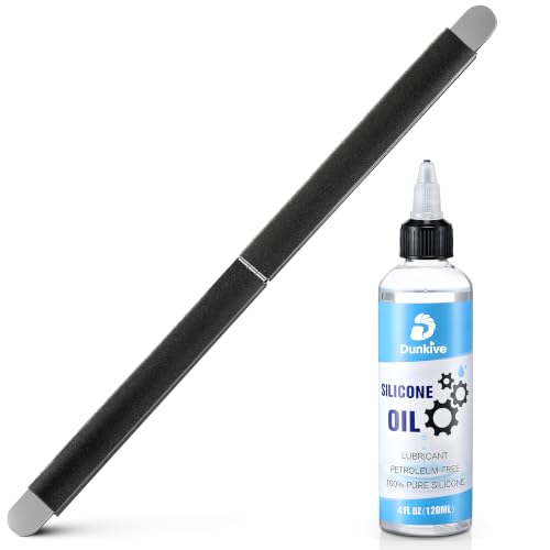 Treadmill Lubricant - 4oz Silicone Oil with 24inch Applicator