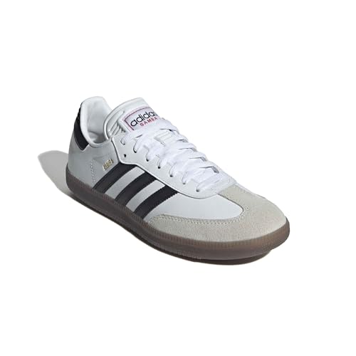 Adidas Samba Indoor Soccer Shoes - White/Black/Vivid Red - Size 8 Women/7 Men