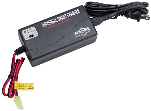 Smart Charger for 6V-12V NiMH & NiCd Battery Packs with Deans Adapter