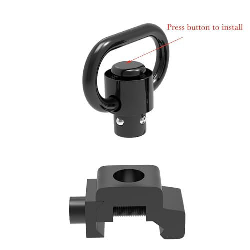 QD Sling Swivel Mount - Heavy Duty 1.25" Quick Detach for 2-Point Sling - 1PCS