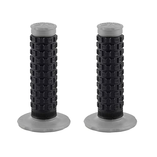 7/8" Motorcycle Handlebar Grips - Gray Anti-Slip Rubber