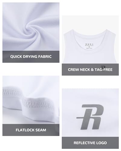 Boys Compression Tank Top - Youth Athletic Quick Dry Base Layer