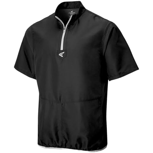 Easton Alpha Short Sleeve Cage Jacket - Adult XX-Large Black