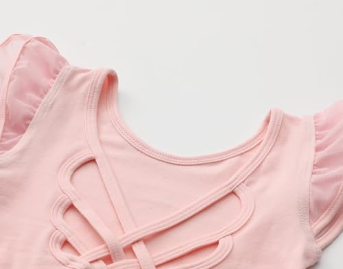 Ballet Leotard Dress for Toddler Ballerina - Ballet Pink, 4-5T