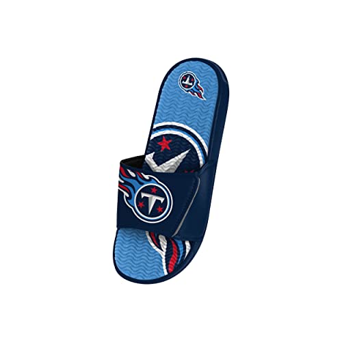 Tennessee Titans Colorblock Big Logo Slides - 4-5