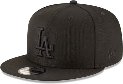 MLB Black Adjustable Snapback Hat with Primary Team Logo