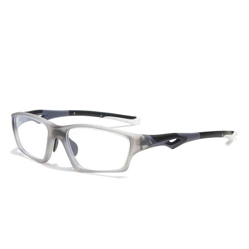 Lensless Pickleball Eyewear - TR90 Sport Protective Glasses Gray