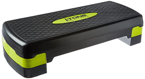 Compact Aerobic Step Platform - Adjustable Height, Black/Yellow