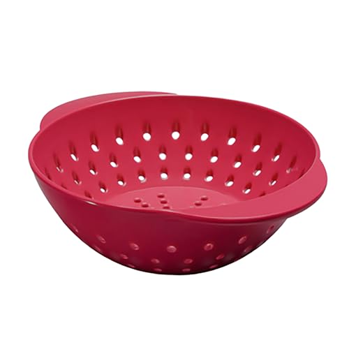 Mini Berry Colander Strainer - Cayenne Red, BPA-Free Melamine