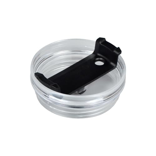 40 oz Tumbler Lid Replacement - Spill Proof Cover for Stanley - Black