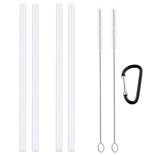 Hydro Flask Straw Replacement - 4 Pack for Wide Mouth Bottles