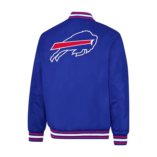 Buffalo Bills Satin Jacket - Official NFL Team Apparel - Large