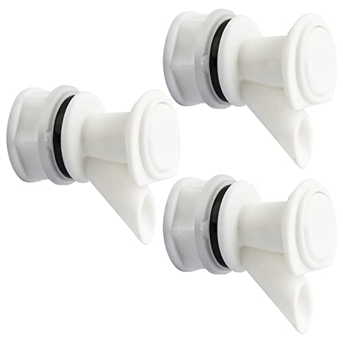 Push-Button Spigot Replacement for Igloo Coolers - 3 Pack