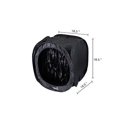 Portable Airsoft Target Tent - Black Large with 3 Targets