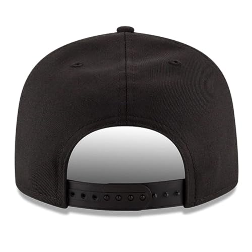 NFL 9FIFTY Black White Adjustable Snapback Hat - One Size