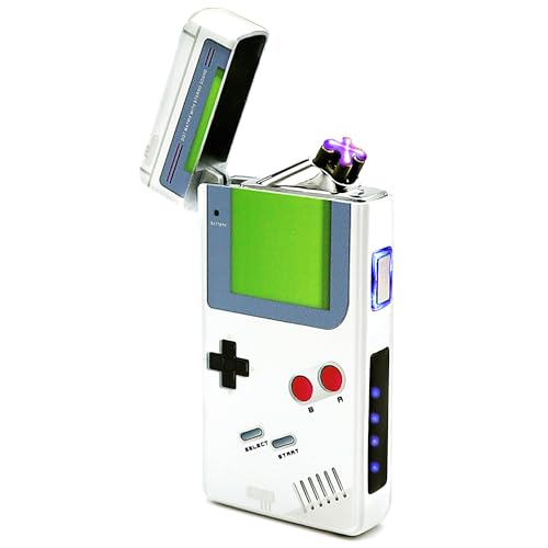 Rolls Plasma Lighter Grey - Retro Electric Candle & Fire Lighter - Fast Charging USB Rechargeable