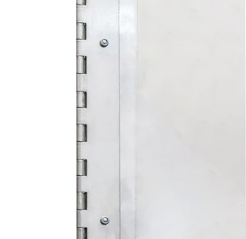 Hinged Aluminum Trailer Door Slider Plate - 84" x 9"