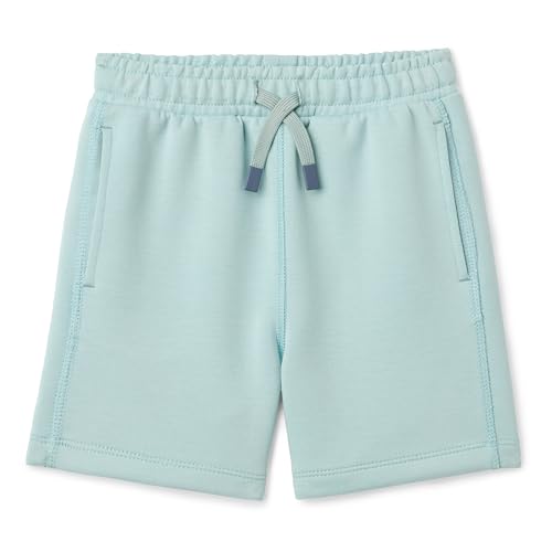 Boys' Active Regular-Fit Sweat Shorts - Medium / Light Blue