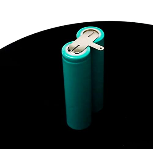 100pcs 2P H type T type Nickel Plated Steel Strips Sheet Soldering Tabs for DIY 18650 Lithium Battery Pack, Battery Connector Tab Battery Cell Spot Welding Welder (T type)