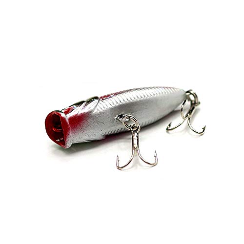 Micro Popper Topwater Fishing Lure - 1.4 inch 2g Green