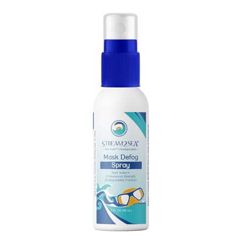 Anti-Fog Spray for Swim Goggles, Snorkel & Ski Masks - 2 Fl Oz