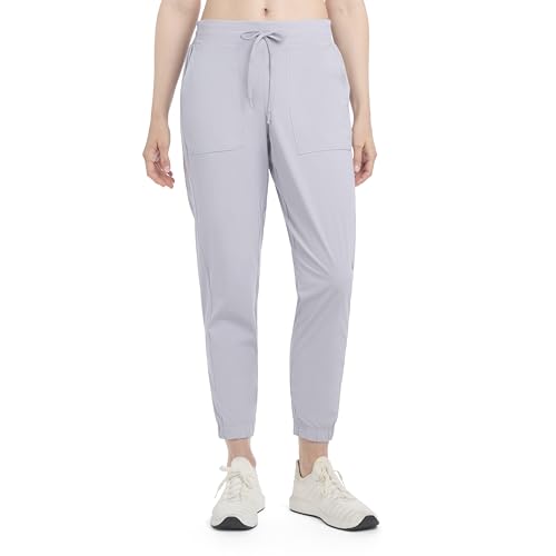 Jockey Women's Infinity Red Eye Jogger Sweatpants Small Dapple Grey Activewear
