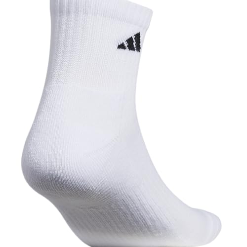 Men's 6-Pack Quarter Athletic Socks with Cushioning & Arch Support