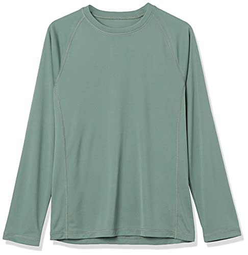 Men's Long-Sleeve Quick-Dry UPF 50 Swim Tee - Medium Green