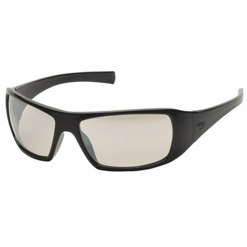 Goliath Protective Safety Glasses - Black Frame, Indoor/Outdoor Mirror Lens