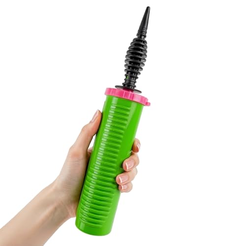 Dual-Action Handheld Balloon Pump - Ergonomic Manual Inflator - Green
