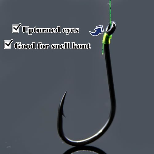 Octopus Fishing Hooks Set - Barbed Beak Saltwater, 250pcs #10~#2