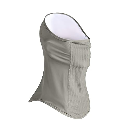 UPF 50+ Breathable Neck Gaiter Face Cover - Gray
