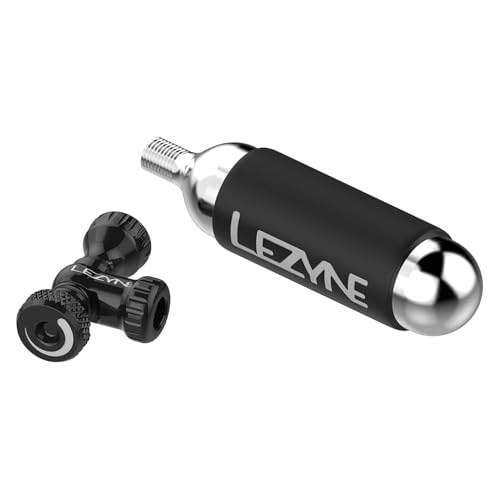 Lezyne Control Drive CO2 Bike Tire Inflator with 16g Cartridge, Black