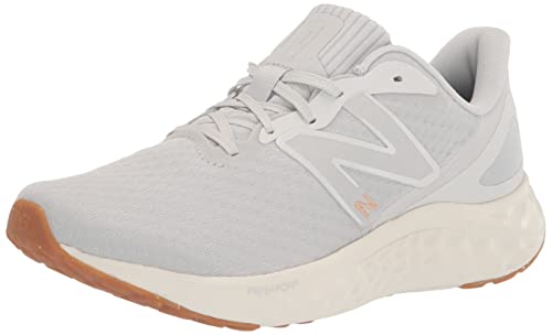 Women's Fresh Foam Arishi V4 Running Shoe - Summer Fog/Nimbus Cloud/Light Gold Metallic