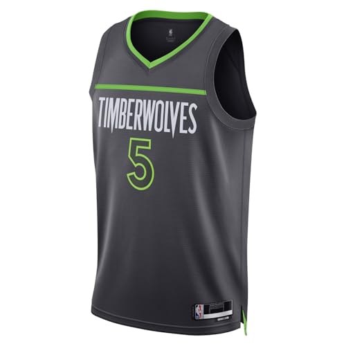Youth NBA Anthony Edwards Timberwolves Gray Swingman Jersey 18-20, Statement Edition